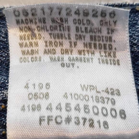 Levis Silvertab Jeans Mens 33x34 Blue Loose Straight Leg Distressed Baggy - Picture 10 of 12